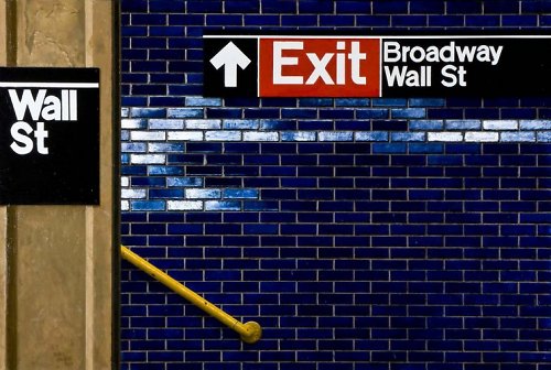 Wall St. Yellow Railing