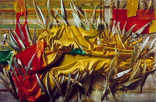 Yellow Feather Painting